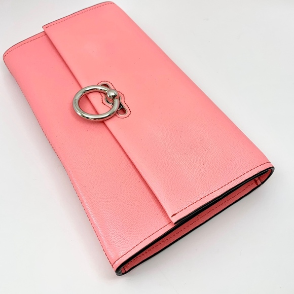 🔥REBECCA MINKOFF JEAN CLUTCH in CORAL